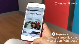 Reciba de manera gratuita las noticias de Vanguardia Liberal en WhatsApp