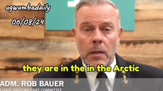 NATO's Admiral Bauer Exhibits Signs Of Paranoia While Talking About Russia.