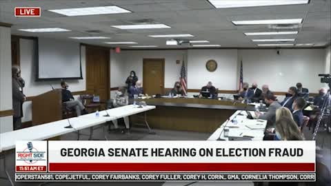 Question #2 to Georgia Election Board Members during GA Senate Oversight Hearing, 12/03/20