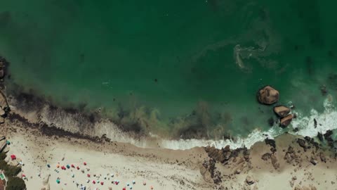 Drone captured impressive footage of awesome beach