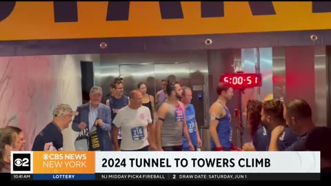 1,000 participate in 8th annual Tunnel to Towers Tower Climb CBS News