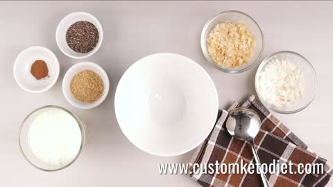 Keto brown sugar and cinnamon breakfast oats (Perfect start to Morning)