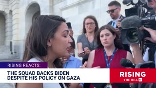 Watch: AOC Still BACKS Biden, The Left Says WTF?