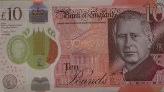 King Charles' £10 note debuts at Bank of England museum