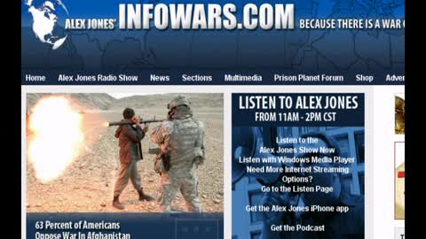 ALEX JONES SHOW FULL Episode Jan 03 2011 Monday Archive