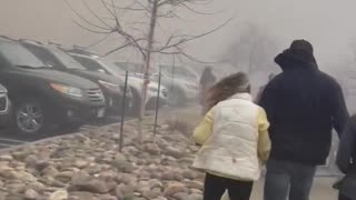 People Being Ushered Out of Costco Near Boulder