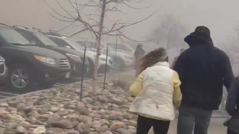 People Being Ushered Out of Costco Near Boulder