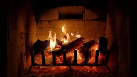 12 hours of The Best Fireplace with burning fire for Relaxation and Home comfort