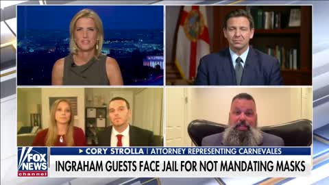 Ron DeSantis Grants Clemency on Live TV to Florida Couple for Not Mandating Masks at Their Gym