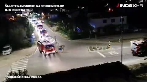 Vatrogasci iz unutrašnjosti stižu u pomoć na Pelješac