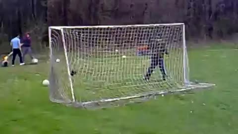 Slovenian Team Trains Goalie with Cannon