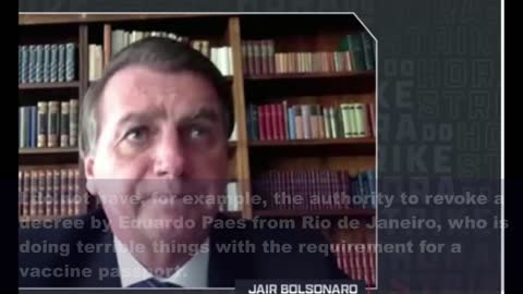 019 - Covid - Presidente Bolsonaro defende a liberdade das pessoas