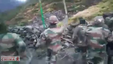 Skirmish - Chinese soldiers vs.Indian soldiers