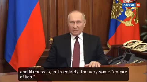 Vladimir Putin on Ukraine - 24 February 2022