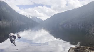 Tranquil View of Kachess Lake – Okanogan-Wenatchee – Washington – 4K