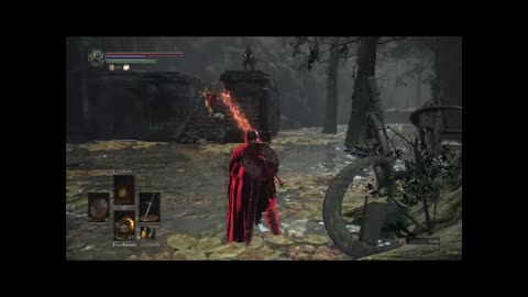 Dark souls 3, Fighting gank/co ops in the woods