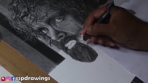 Hyper Realistic Drawing of TYRION LANNISTER / PETER DINKLAGE Game of Thrones