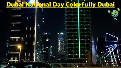 Dubai National Day Lights Building