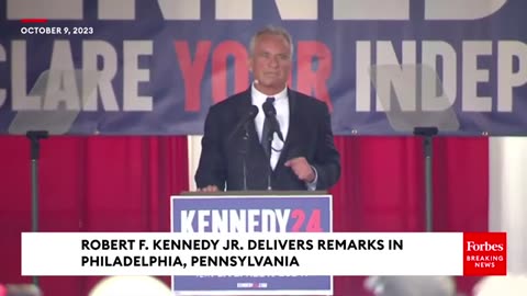 BREAKING NEWS Robert F Kennedy Jr Holds Rally To Declare Candidacy For President As Independent