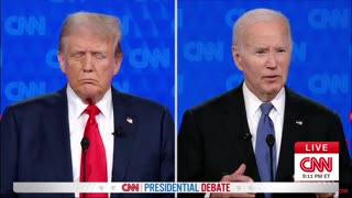 Biden mumbles and stumbles over his words during the debate