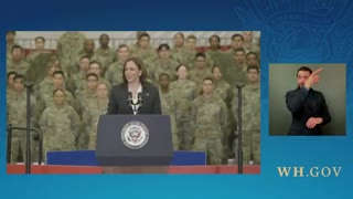 CRINGEY Clip Of Kamala Talking To Space Force