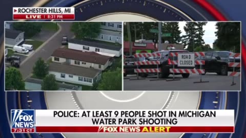 At least 9 people shot in Michigan waterpark shooting suspect is now barricaded in a nearby home