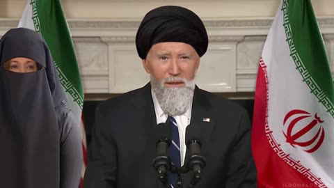 Wow, funny clip 😂😂 Biden becomes Mullah 😂😂 #shorts #funny #biden #iran