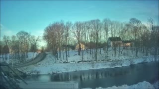 Timelapse - 01/07/2021 Sunset in Maine. 80 Minutes in Ten Seconds