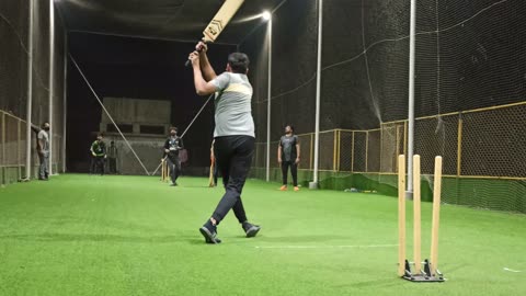 Indoor Cricket Match Video | Night Cricket Match | Tennis Ball Cricket Match