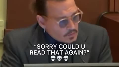 Johnny Depp dealing with Amber Heard's lawyer 😂😂😂