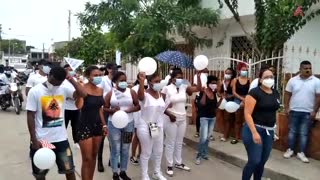 Marcha contra asesinato de Nathalie en San Fernando