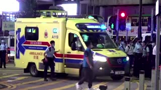 Hong Kong policeman stabbed by 'lone wolf'