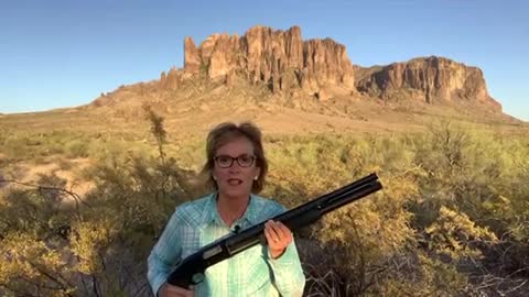 Sweet Grandma With A Shotgun Seeks Your Vote - Tyranny Must Never Be Allowed To Thrive