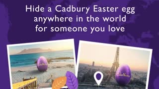 This Easter, hide a Cadbury egg anywhere in the world with love!