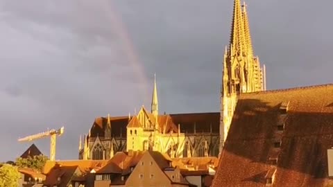 a little magic above Regensburg ✨🌈