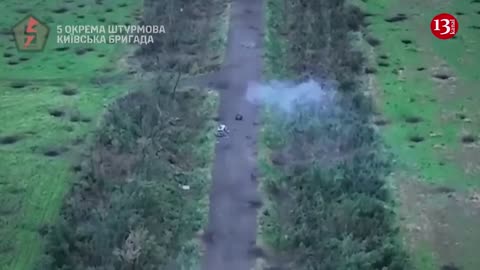 For first time Ukrainian army attacked Russian equipment with ground drones - images