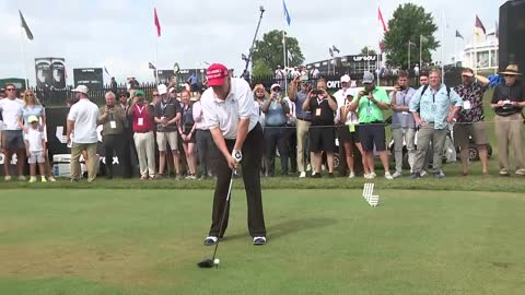 Donald Trump at LIV Golf tournament #donald #donaldtrump #trump
