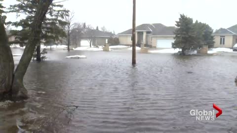 "It’s heartbreaking": homeowner says, as Manitoba basements, roads hit by flooding