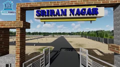 Sriram Nagar Residential Villa-plots 3D Walkthrough Animation