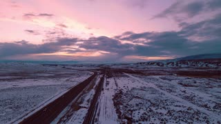 January Sunset - Western Colorado