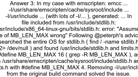 Compiler Error Assumed value of MB_LEN_MAX wrong