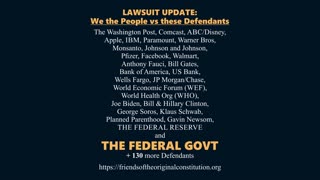 Update on our $500 trillion Lawsuit against these Defendants