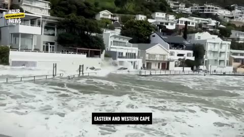 The Horrific Storm Surge And Monstrous Waves Hit Gordon's Bay In 2023 #119 # Viral
