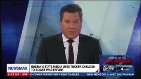 Newmax's Eric Bolling Calls Tucker Carlson An 'Alleged American' Over Russia/Ukraine Coverage