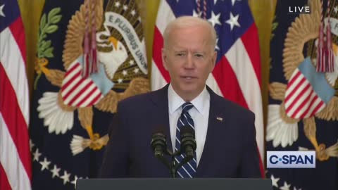 Biden 1st Press Conference - The Grammy goes to