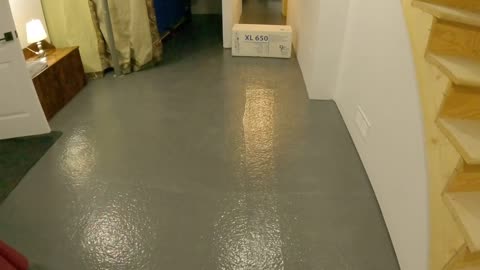 The floor sealing project is done