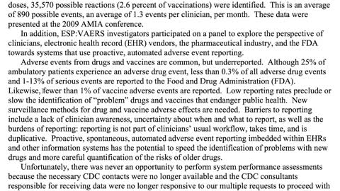 The latest VAERS covid vaccine adverse event report