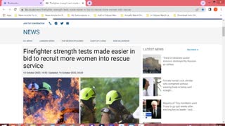 Chaos News Special UK Firefighters Lower Standards To Recruit More Wahmen Edition