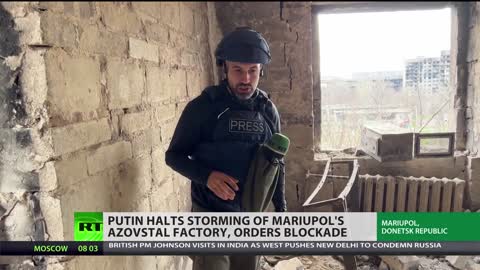 Le restanti truppe naziste ucraine sono rimaste bloccate ad Azovstal a Mariupol che è accerchiata dai russi e sarebbero rintanate nelle sezioni sotterranee della fabbrica,Murad Gazdiev riferisce dalla periferia della zona industriale