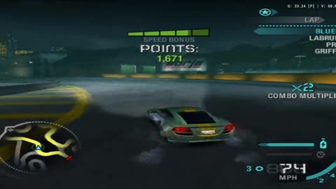 NFS Carbon - Challenge Series Bronze Drift Event 1st Try(AetherSX2 HD)